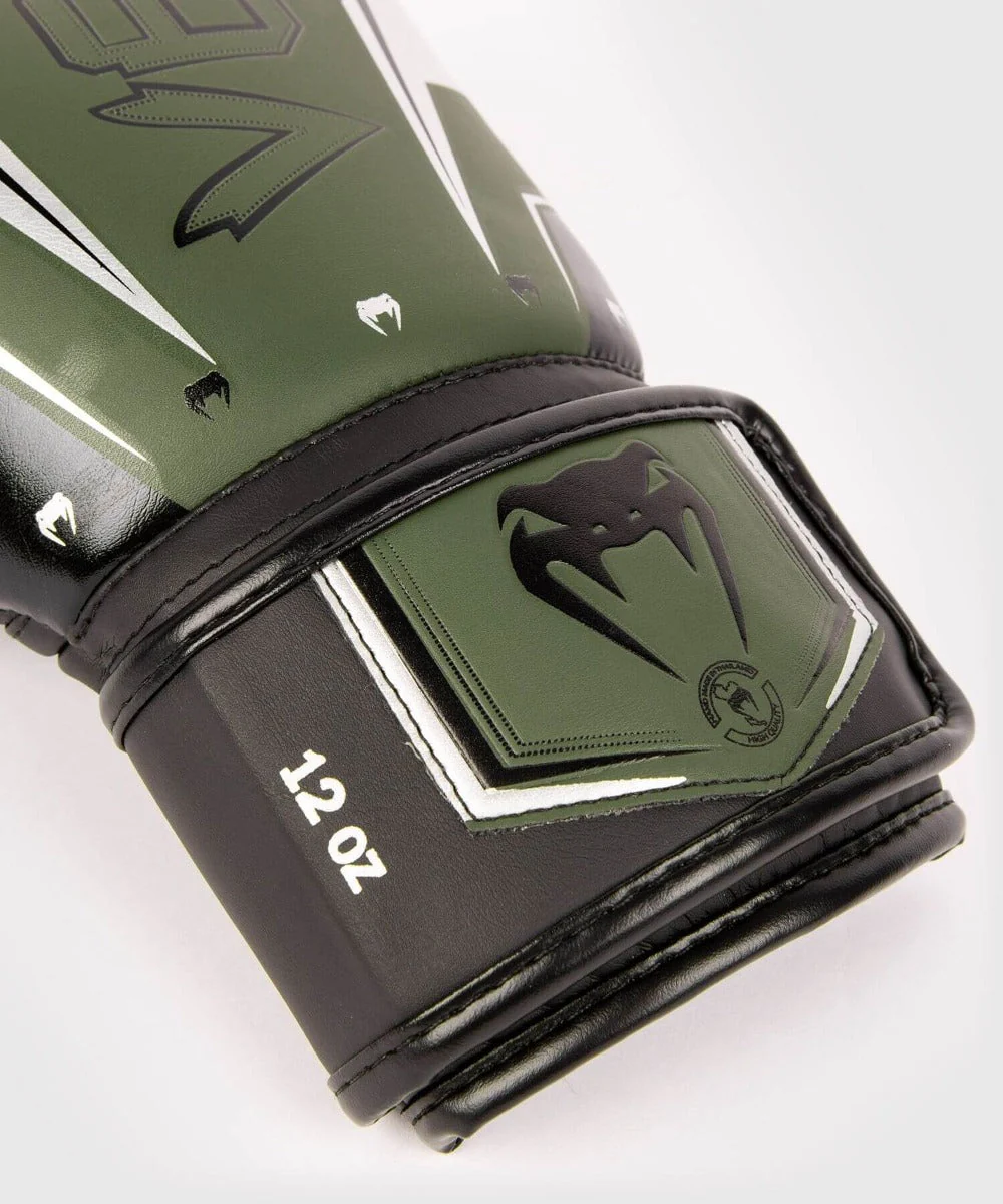 Venum Bokshandschoenen Elite Evo Khaki/Zilver - Image 3