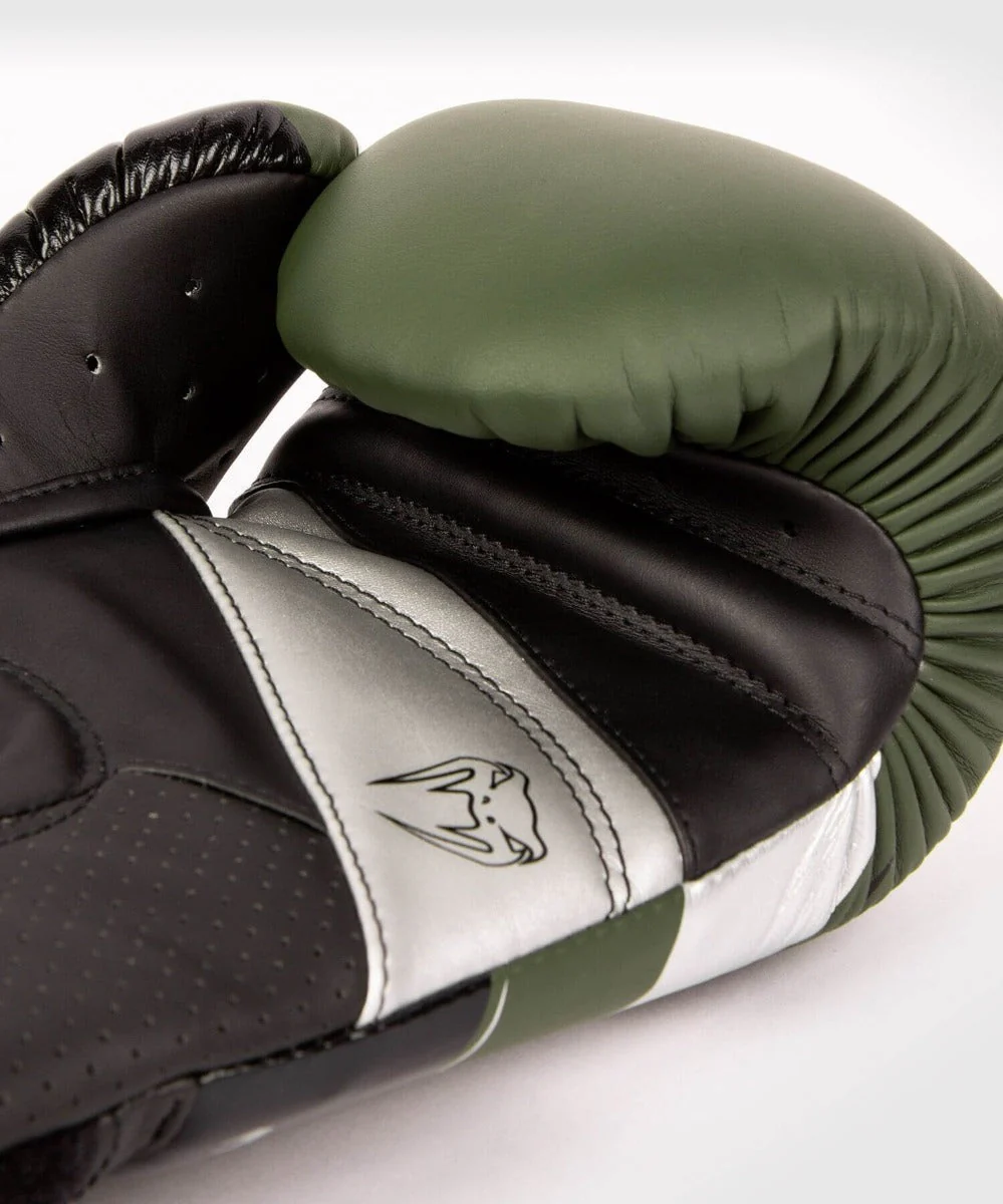 Venum Bokshandschoenen Elite Evo Khaki/Zilver - Image 4