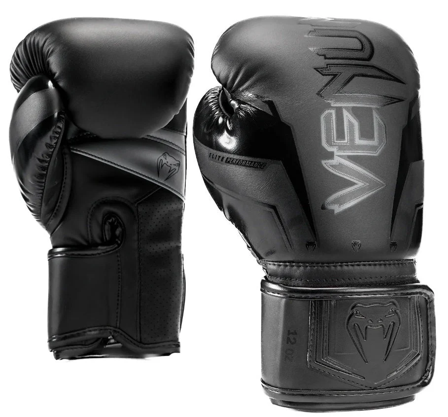 Venum Bokshandschoenen Elite Evo Zwart/Zwart