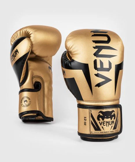 Venum Bokshandschoenen Elite Goud/Zwart - Image 2