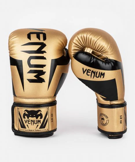 Venum Bokshandschoenen Elite Goud/Zwart - Image 3