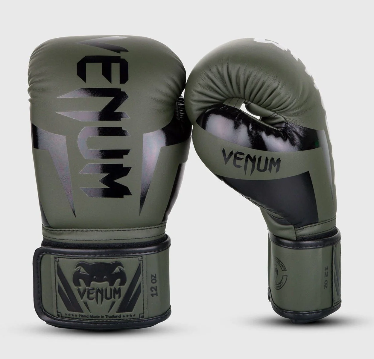 Venum Bokshandschoenen Elite Khaki/Zwart - Image 2