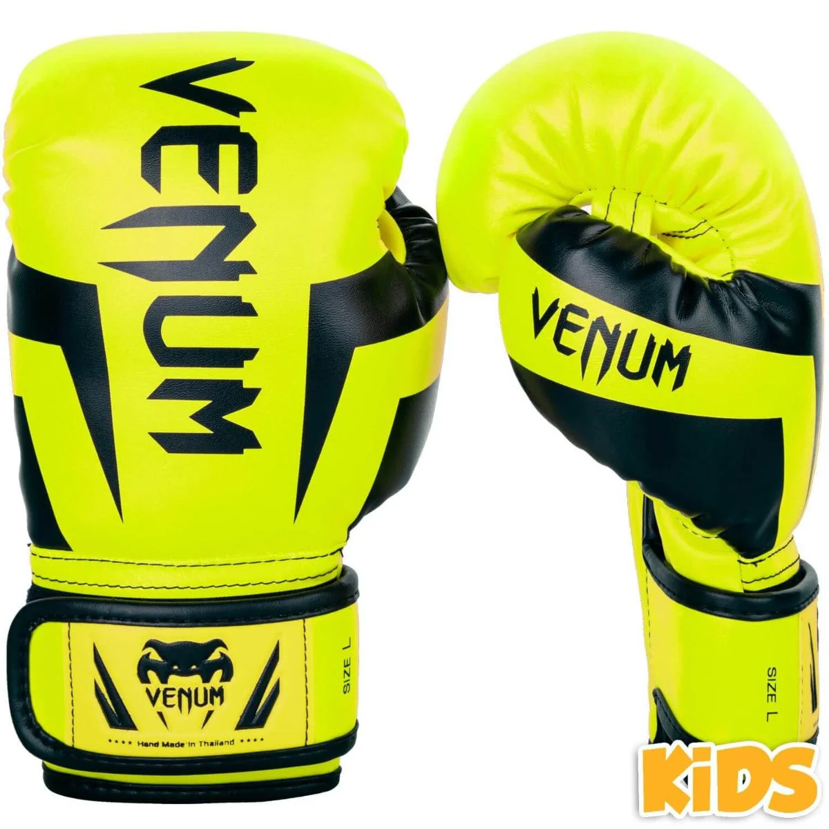 Venum Bokshandschoenen Elite Kids Neon Geel - Image 2