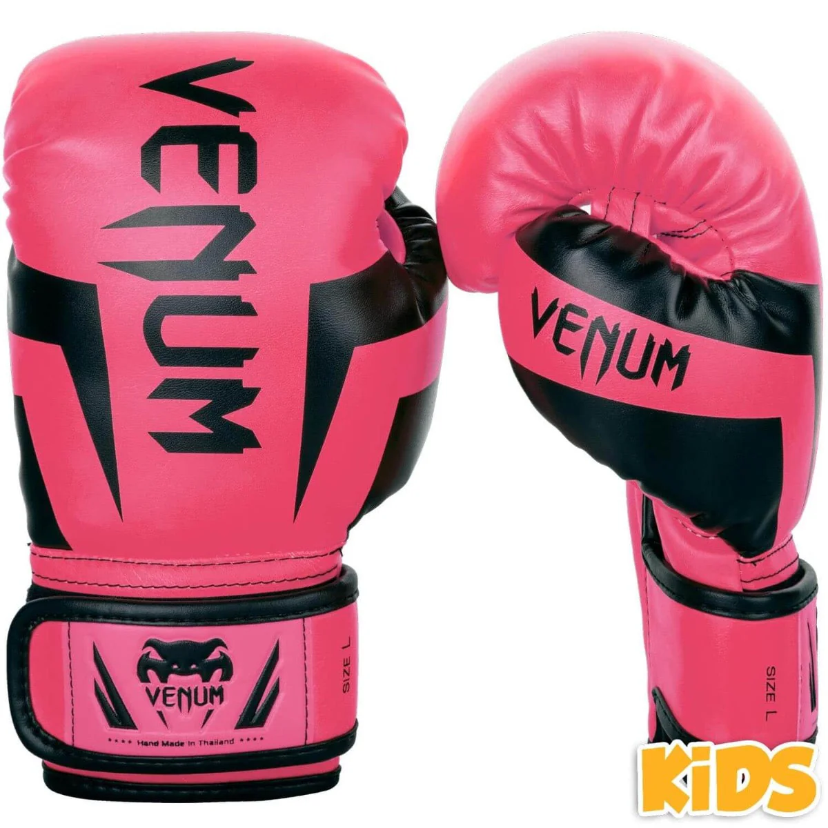Venum Bokshandschoenen Elite Kids Neon Roze - Image 2