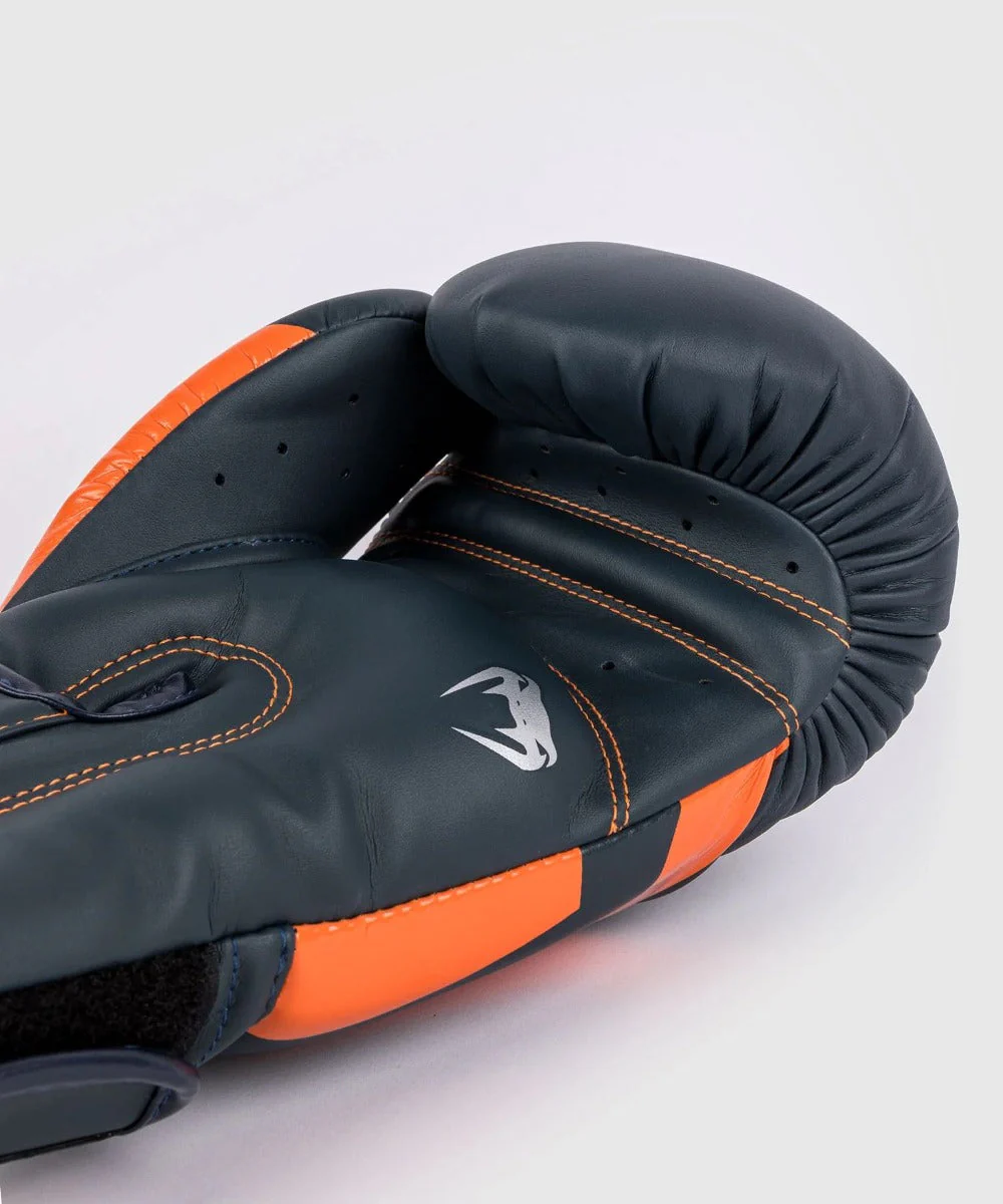 Venum Bokshandschoenen Elite Navy/Zilver/Oranje - Image 6