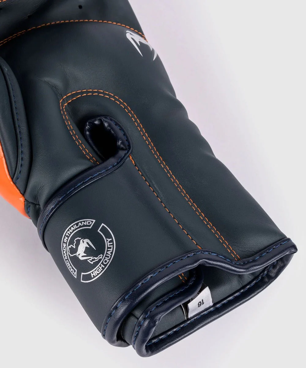 Venum Bokshandschoenen Elite Navy/Zilver/Oranje - Image 7
