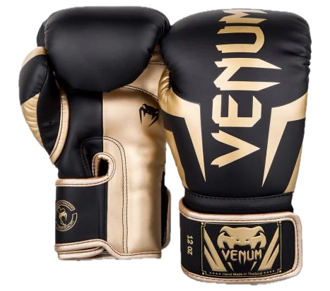 Venum Bokshandschoenen Elite Zwart/Goud