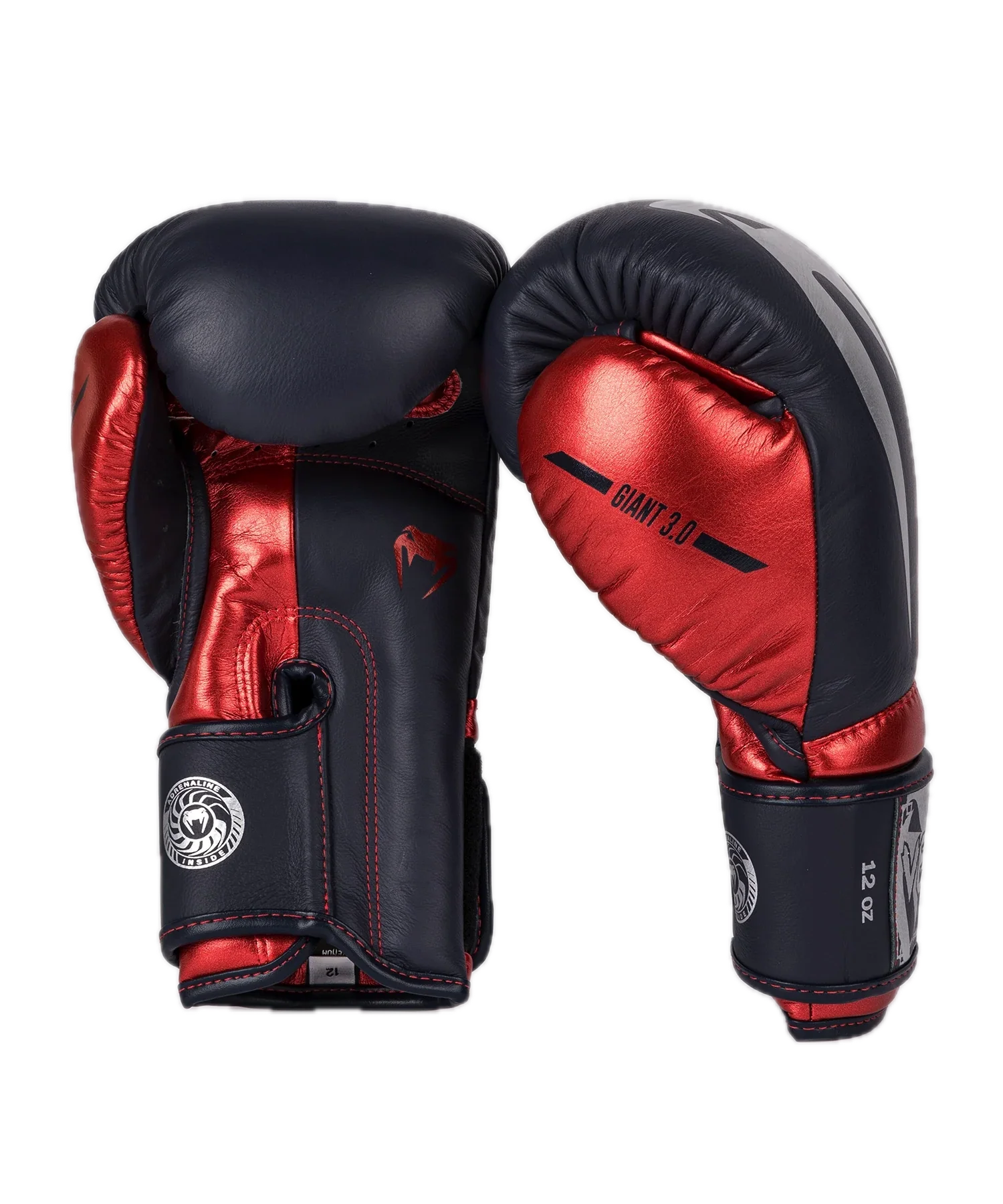 Venum Bokshandschoenen Giant 3.0 Leer Navy/Rood - Image 2