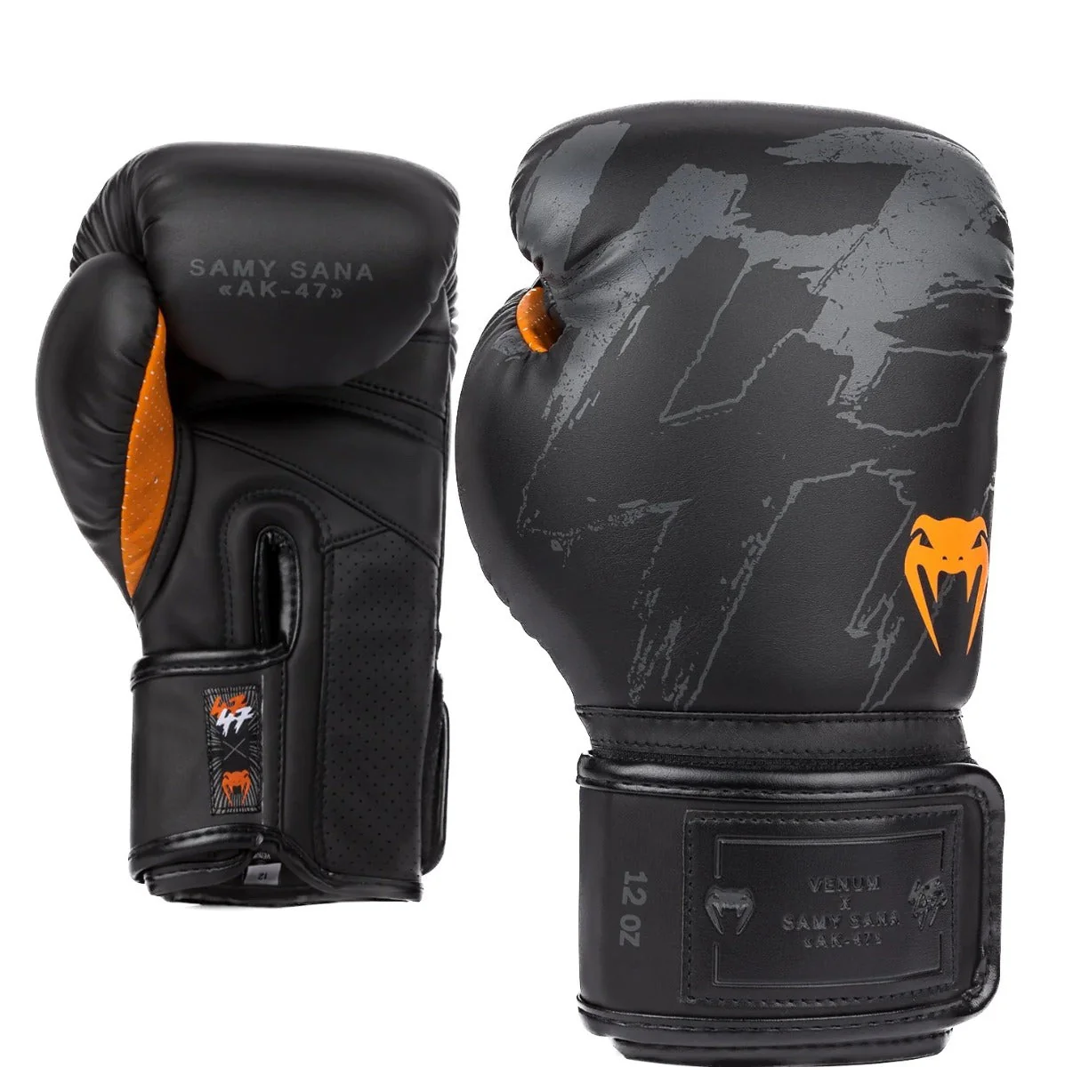 Venum Bokshandschoenen S47 Zwart/Oranje
