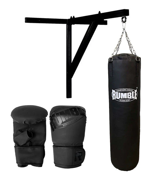 Bokszakset Rumble 120cm Muurbeugel + Ready PU