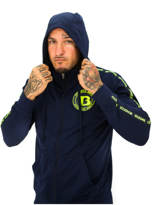 Booster Athletic Track 2 Blauw - Neon Geel - Image 3