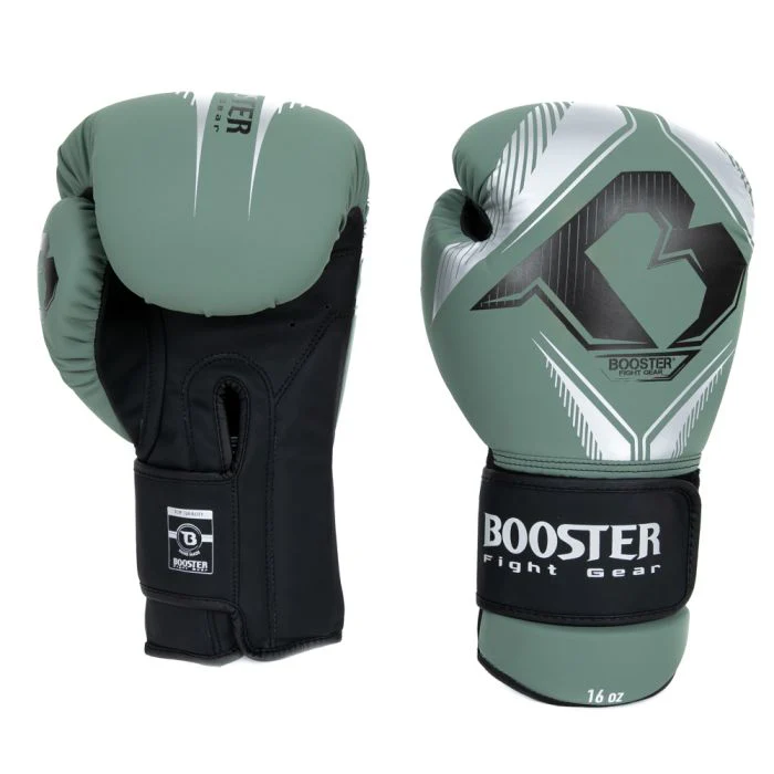 Booster kickboks set Bangkok Series 3 Khaki/Zwart/Zilver - Image 2