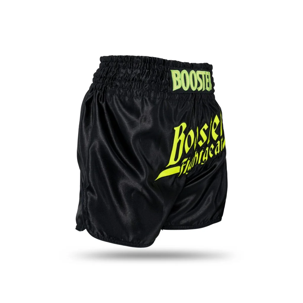 Booster Kickboksshort TBT Thunder Zwart/Geel - Image 4