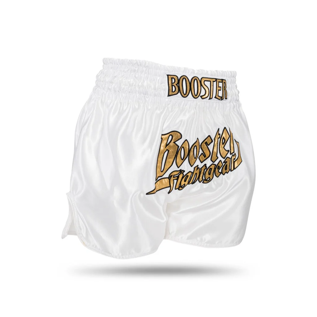 Booster Kickboksshort TBT Thunder Wit/Goud - Image 4