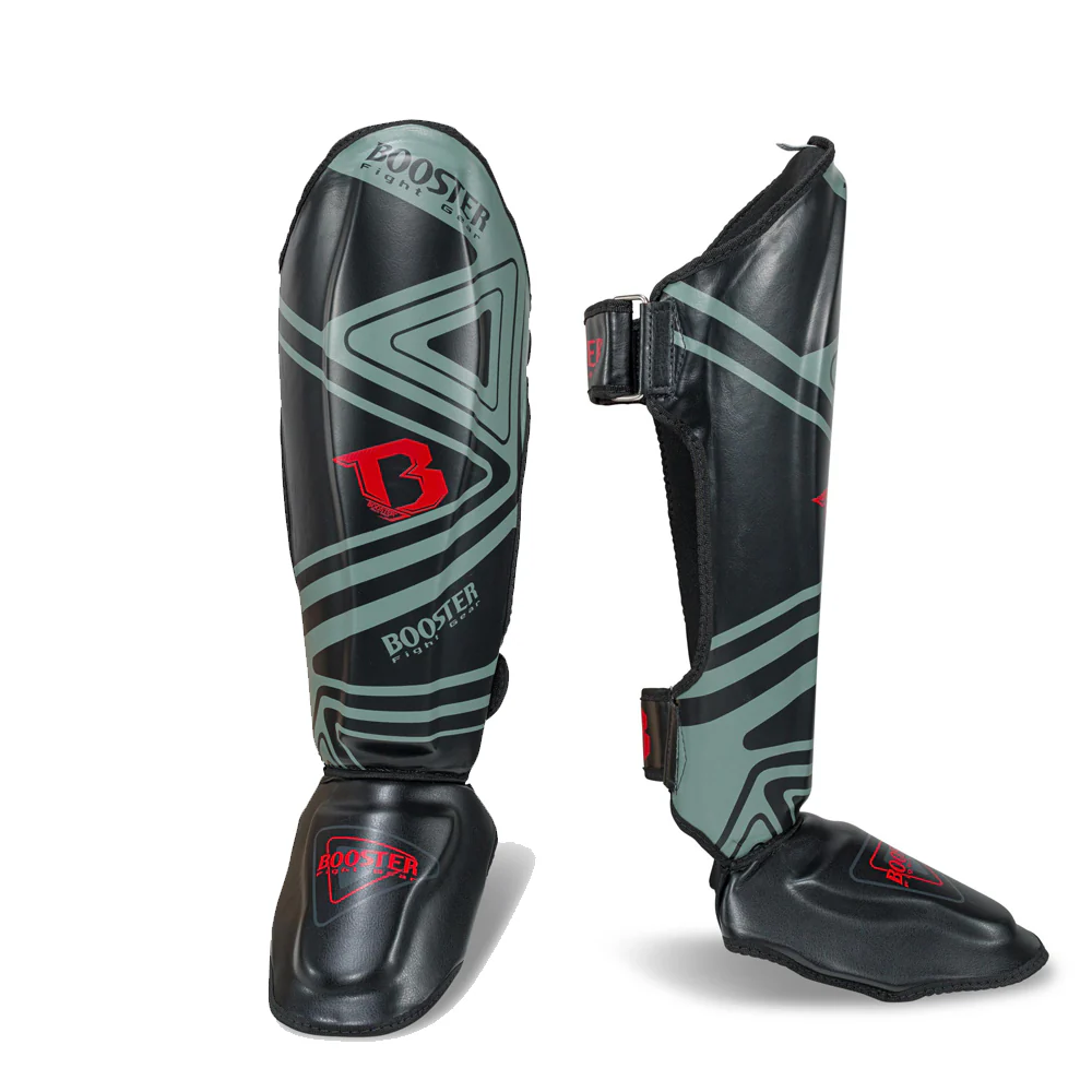 Booster Scheenbeschermer BSG V10 Zwart/Grijs