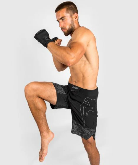 Fightshort Venum Light 4.0 Reflecterend Black/Black - Image 2