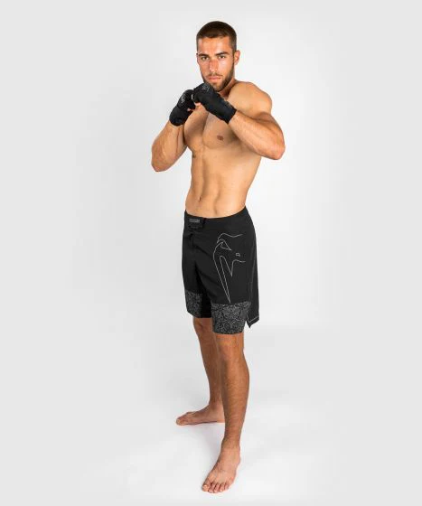 Fightshort Venum Light 4.0 Reflecterend Black/Black - Image 3