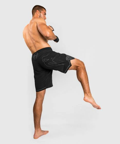 Fightshort Venum Light 4.0 Reflecterend Black/Black - Image 4