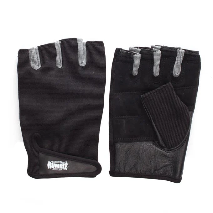 Fitness Handschoen Rumble Zwart Suede