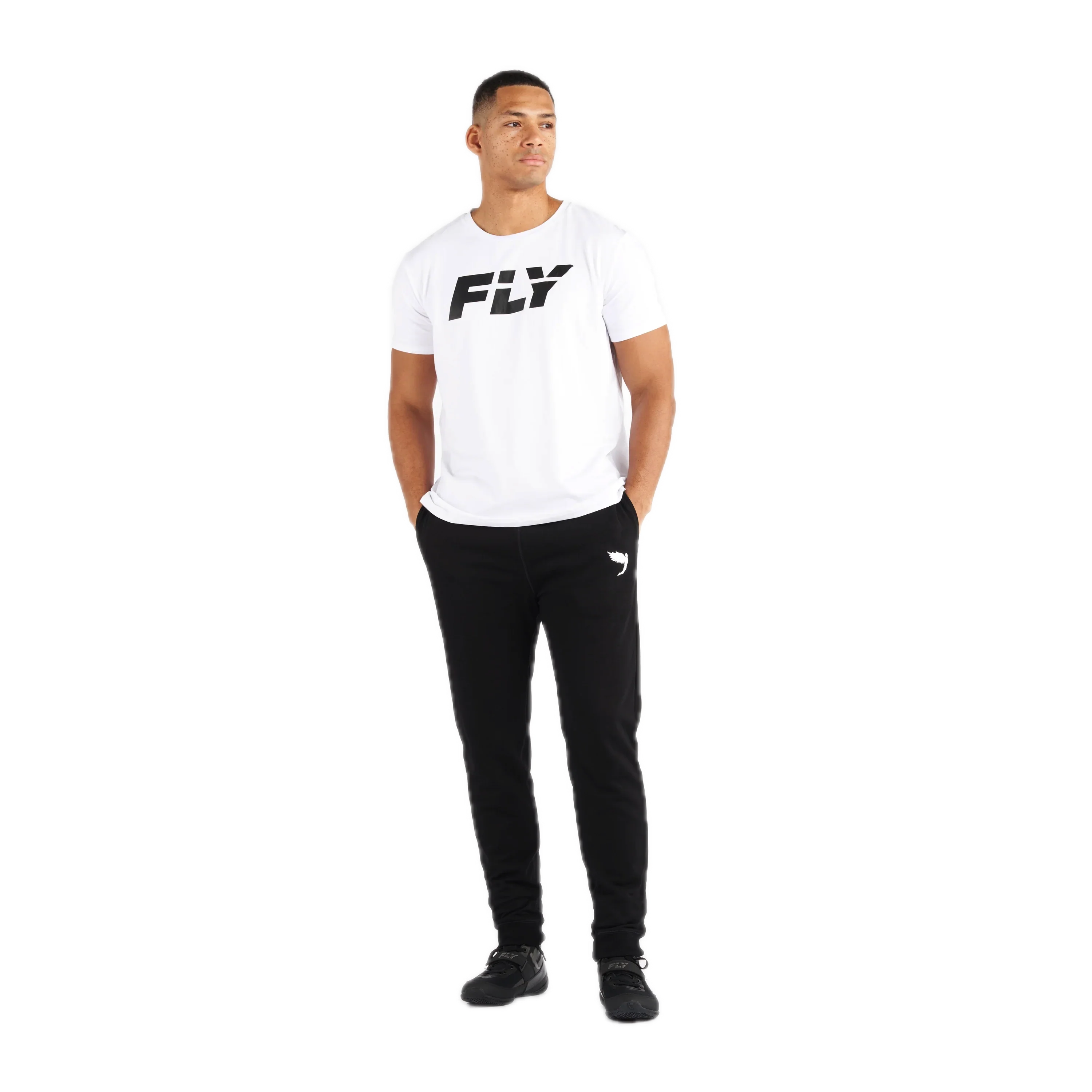 Fly T-Shirt Big Logo Wit - Image 2