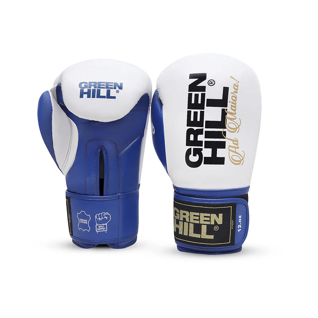 Green Hill Bokshandschoenen Legend Gold Edition Wit/Blauw - Image 2
