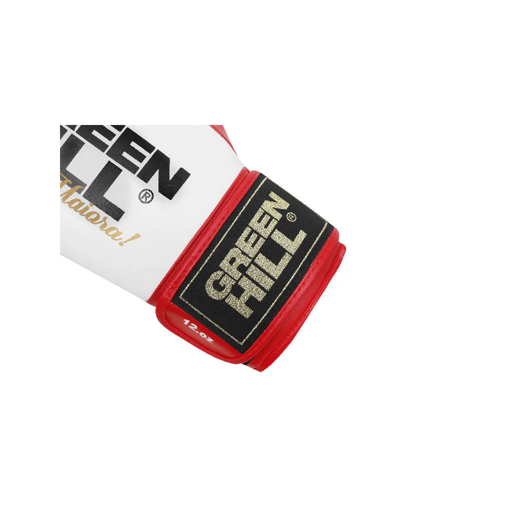 Green Hill Bokshandschoenen Legend Gold Edition Wit/Rood - Image 3
