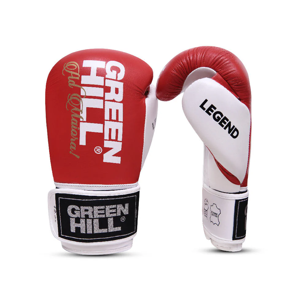 Green Hill Bokshandschoenen Legend Silver Edition Rood/Wit