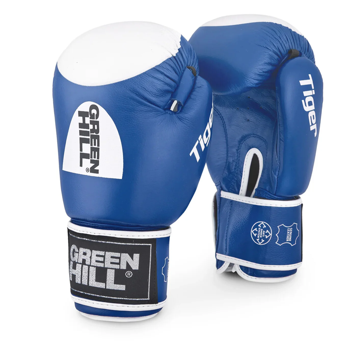 Green Hill Bokshandschoenen Tiger D-Logo Blauw Target - Image 2