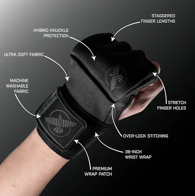 Hayabusa Binnenhandschoenen DeLuxe Quick Zwart - Image 2