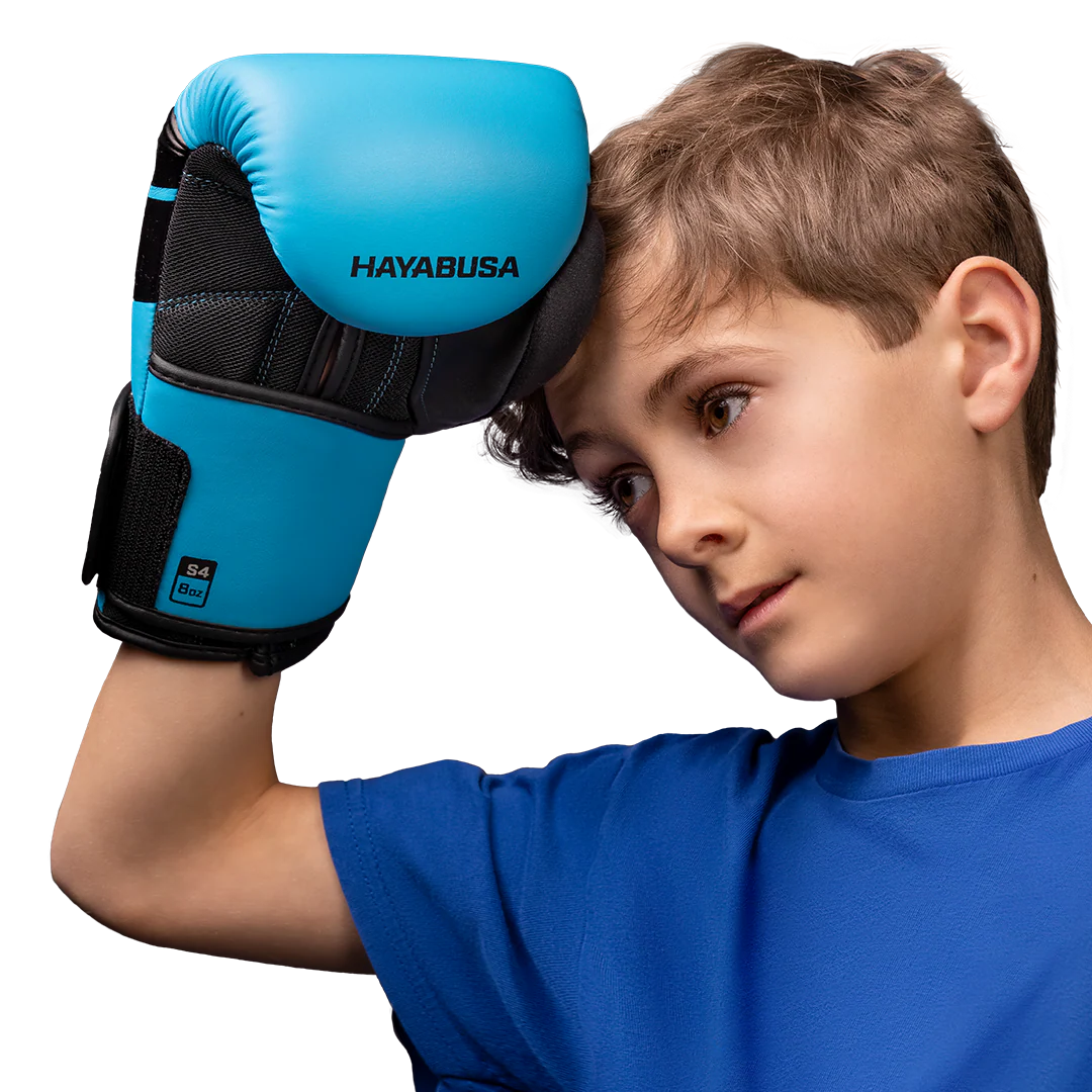 Hayabusa Bokshandschoenen Kids S4 Cyan - Image 4