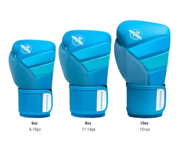 Hayabusa Bokshandschoenen Kids T3 Neon Blue - Image 5