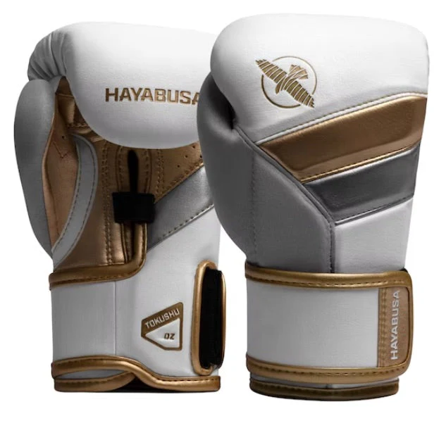 Hayabusa Bokshandschoenen Kids T3 Wit - Goud
