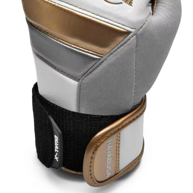 Hayabusa Bokshandschoenen Kids T3 Wit - Goud - Image 2