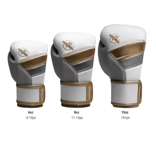 Hayabusa Bokshandschoenen Kids T3 Wit - Goud - Image 5