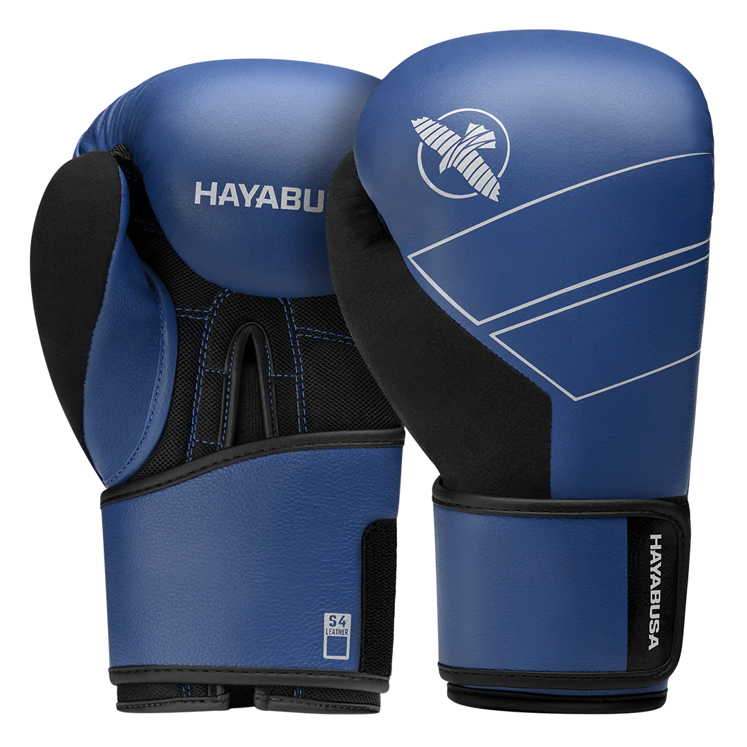 Hayabusa Bokshandschoenen S4 Leer Blauw