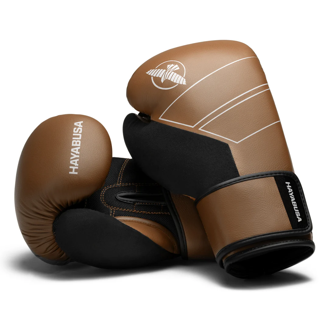 Hayabusa Bokshandschoenen S4 Leer Goud Bruin - Image 2