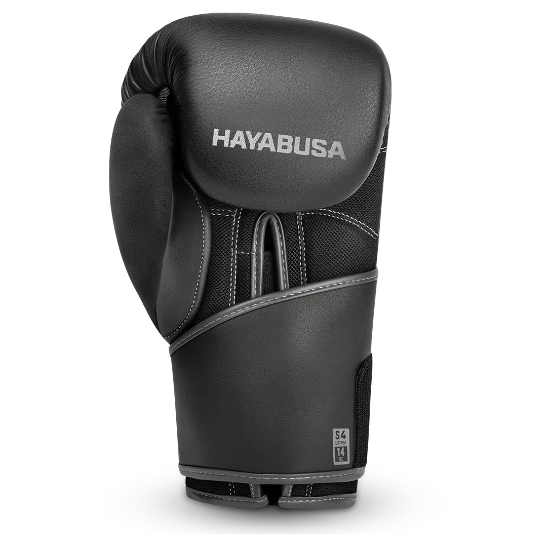 Hayabusa Bokshandschoenen S4 Leer Zwart - Image 3