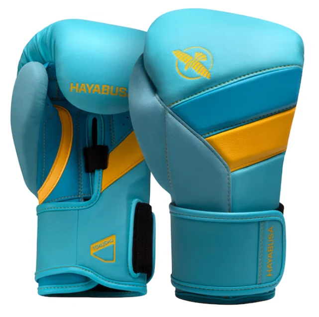 Hayabusa Bokshandschoenen T3 Licht Blauw/Geel