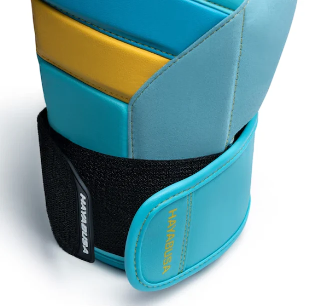 Hayabusa Bokshandschoenen T3 Licht Blauw/Geel - Image 2