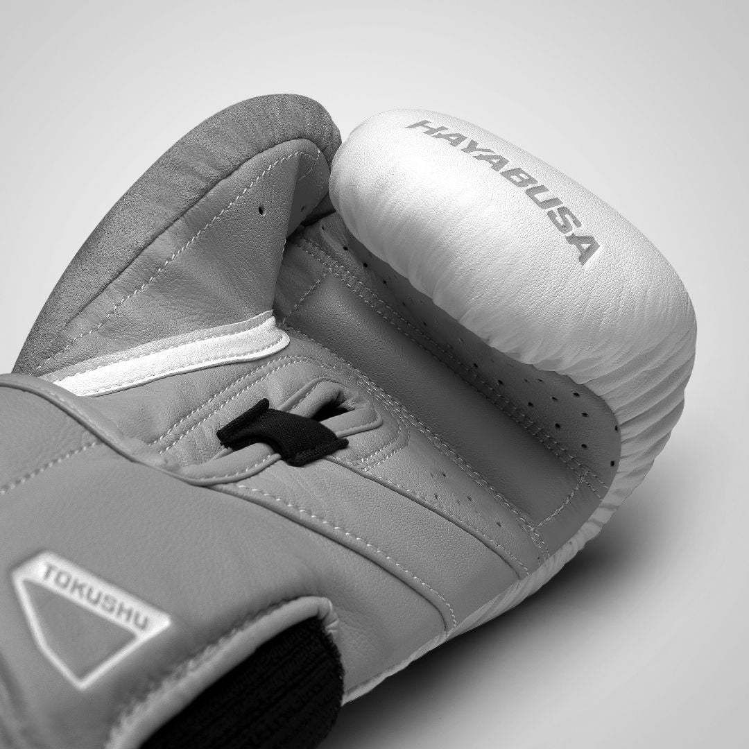 Hayabusa Bokshandschoenen T3 White / Grey - Image 3