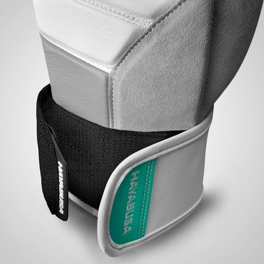 Hayabusa Bokshandschoenen T3 Wit/Teal - Image 2