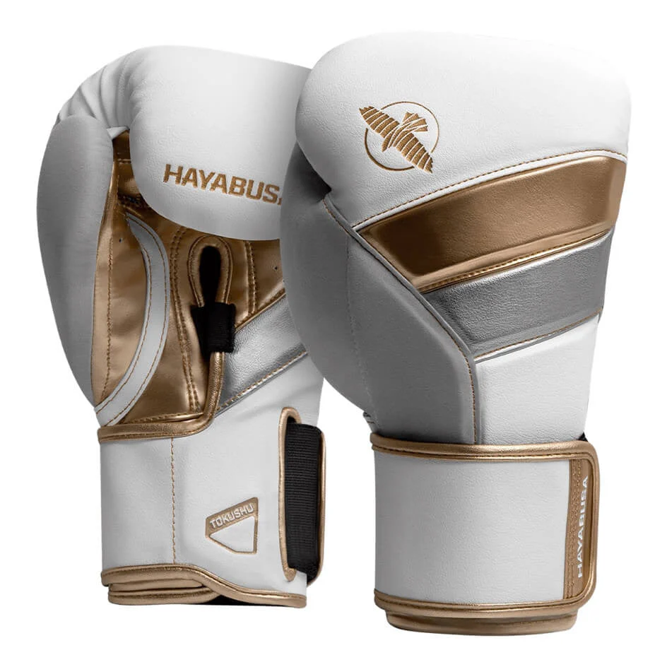 Hayabusa Bokshandschoenen T3 - Wit/Goud