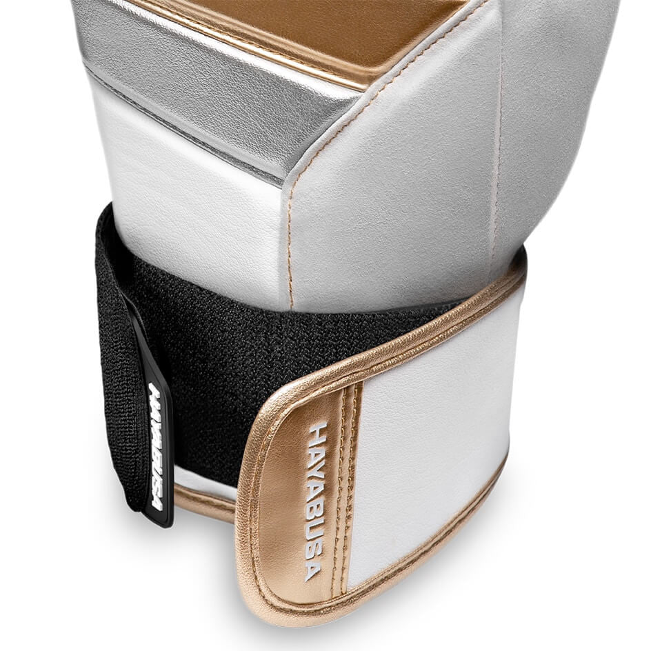 Hayabusa Bokshandschoenen T3 - Wit/Goud - Image 4