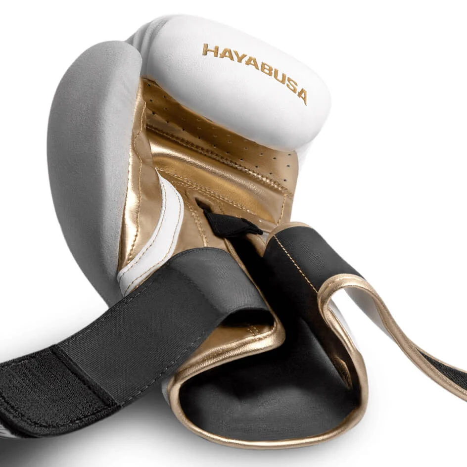 Hayabusa Bokshandschoenen T3 - Wit/Goud - Image 6