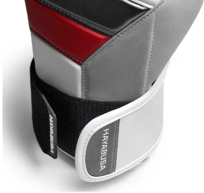 Hayabusa Bokshandschoenen T3 Wit/Zwart/Rood - Image 2