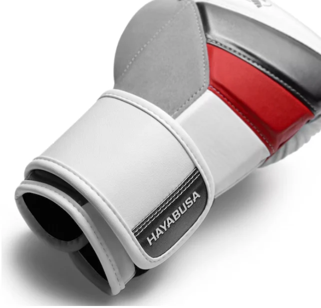 Hayabusa Bokshandschoenen T3 Wit/Zwart/Rood - Image 6