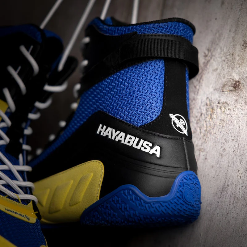 Hayabusa Boksschoenen Talon Blauw/Geel - Image 5
