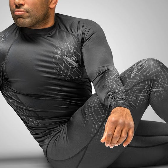 Hayabusa Geo Jiu Jitsu Spats Grijs - Image 4