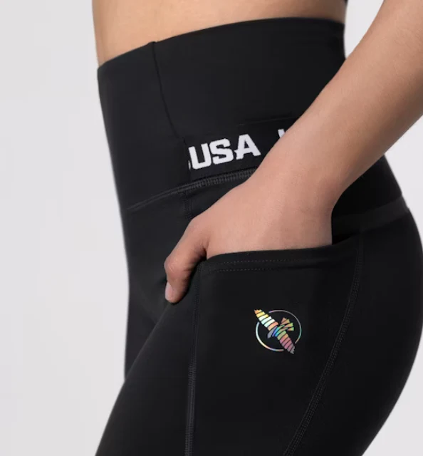 Hayabusa Legging Hoge Taille 3/4 Zwart - Image 4