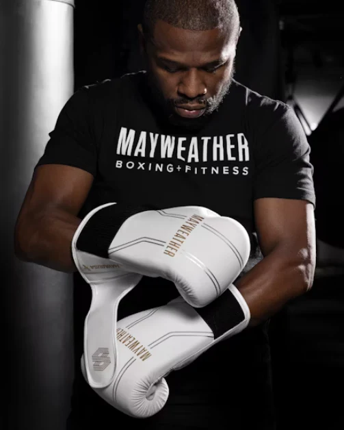 Hayabusa Bokshandschoenen Mayweather Contender Wit/Goud - Image 3